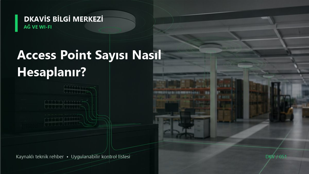 Access Point Sayısı Nasıl Hesaplanır? teknik rehber kapak görseli