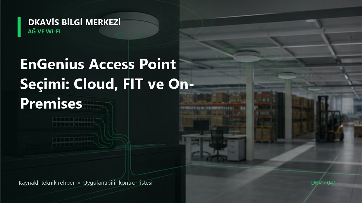 EnGenius Access Point Seçimi: Cloud, FIT ve On-Premises