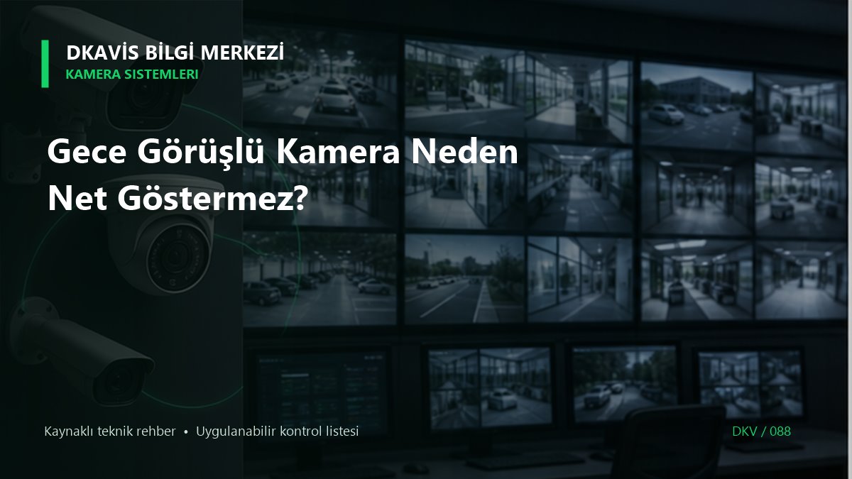Gece Görüşlü Kamera Neden Net Göstermez?