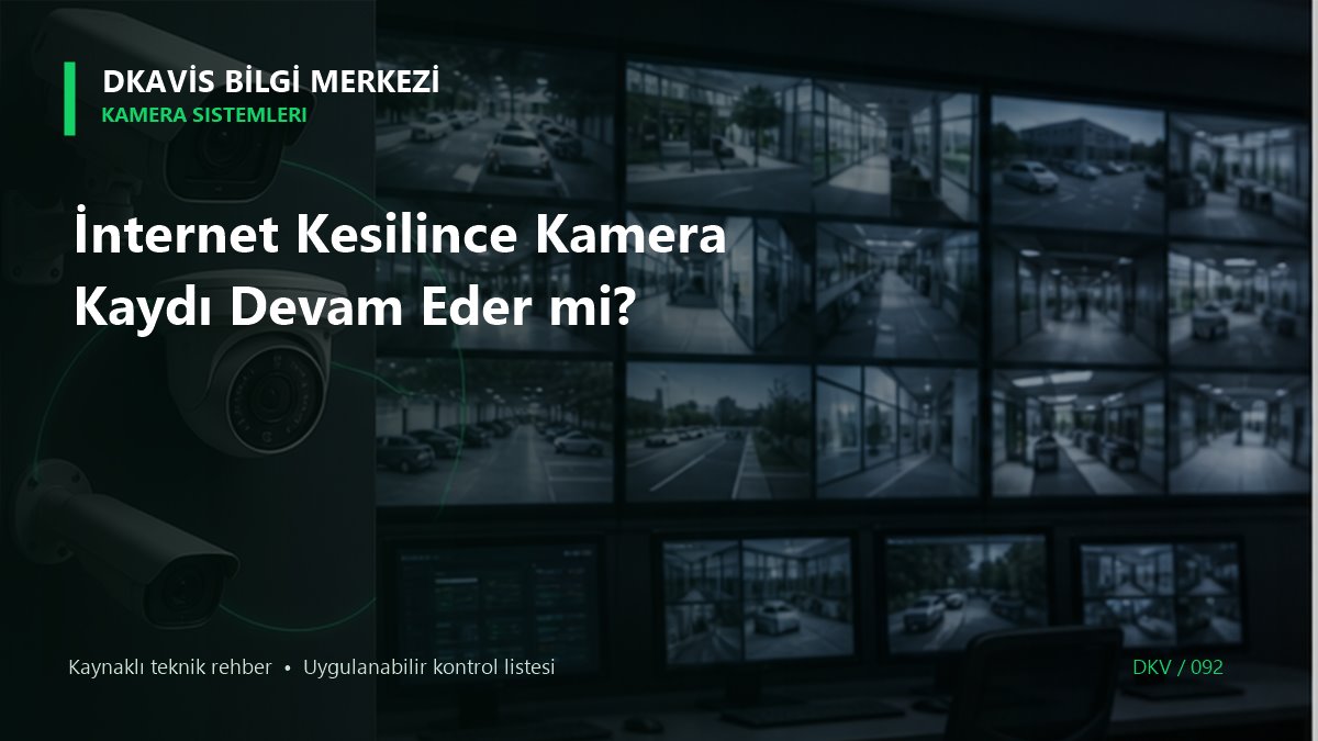 İnternet Kesilince Kamera Kaydı Devam Eder mi?