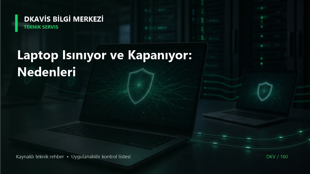 Laptop Isınıyor ve Kapanıyor: Nedenleri