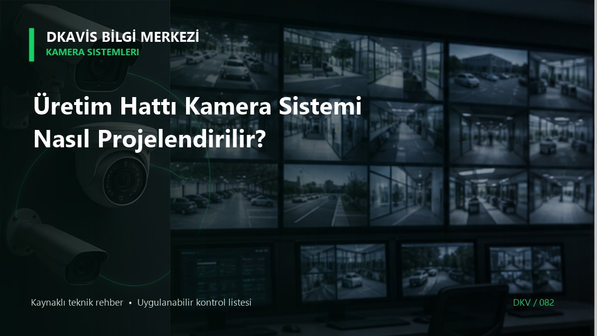 Üretim Hattı Kamera Sistemi Nasıl Projelendirilir? teknik rehber kapak görseli
