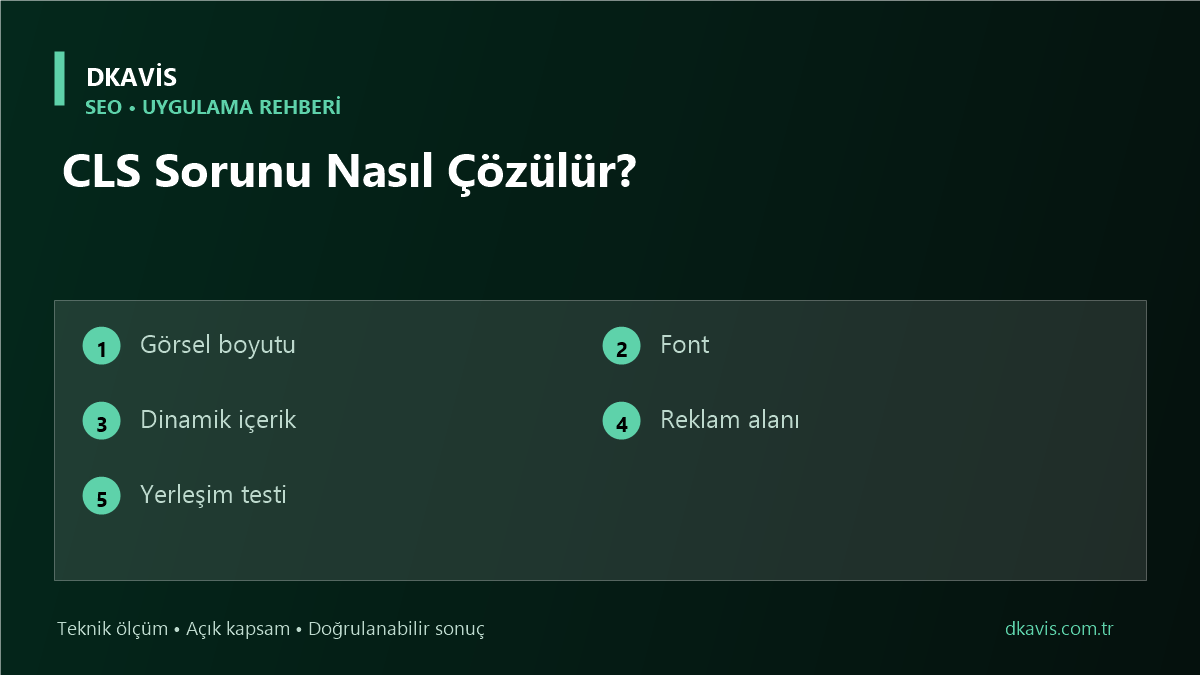 CLS Sorunu Nasıl Çözülür? teknik rehber kapak görseli