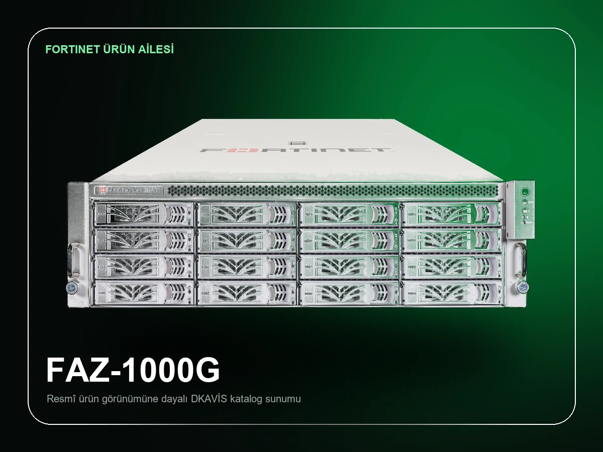 Fortinet FortiAnalyzer 1000G ürün görünümü