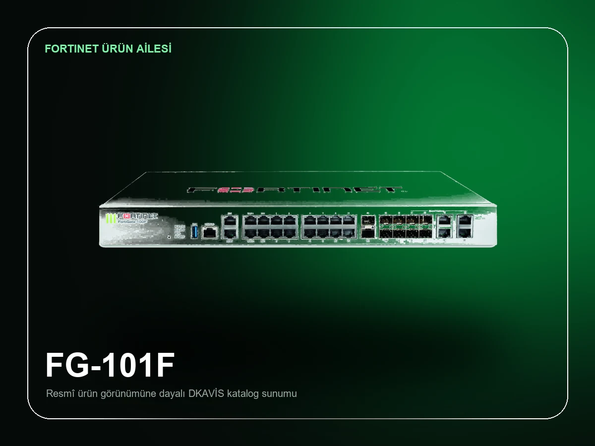 Fortinet FortiGate 101F 1 Yıl Lisans Paketi ürün görünümü