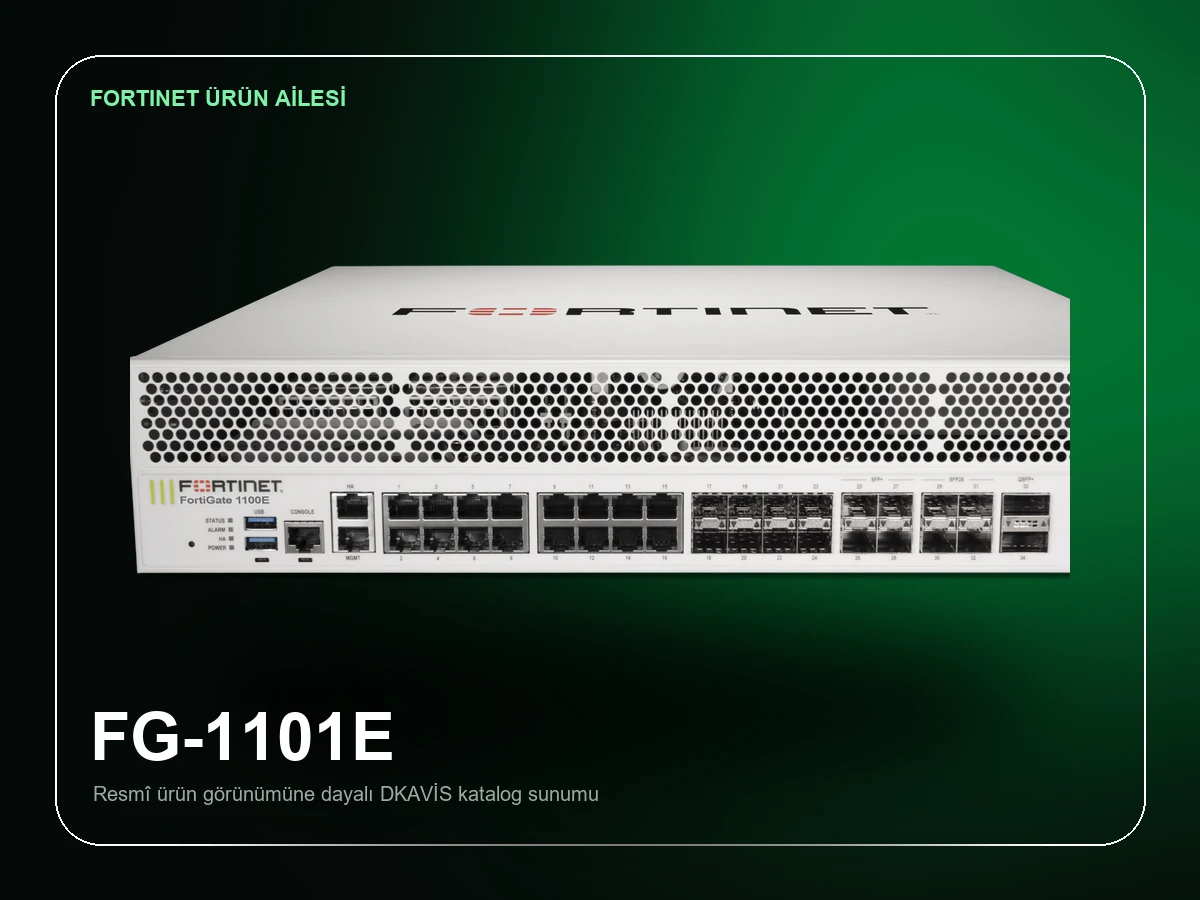Fortinet FortiGate 1101E 1 Yıl Lisans Paketi ürün görünümü