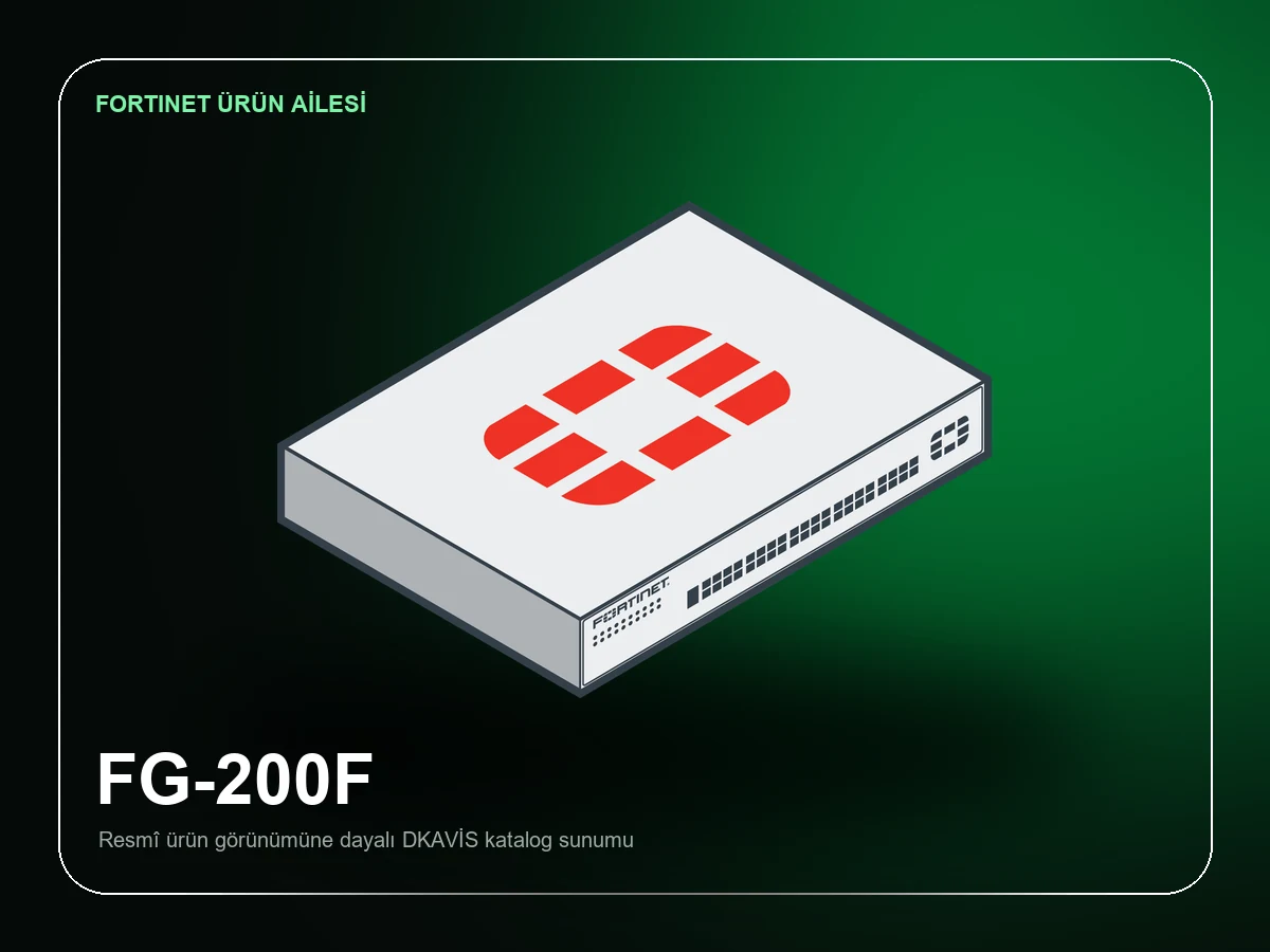 Fortinet FortiGate 200F 1 Yıl Lisans Paketi ürün görünümü