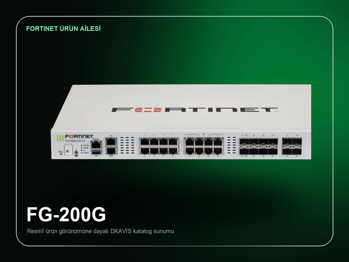 Fortinet FortiGate 200G 1 Yıl Lisans Paketi ürün görünümü