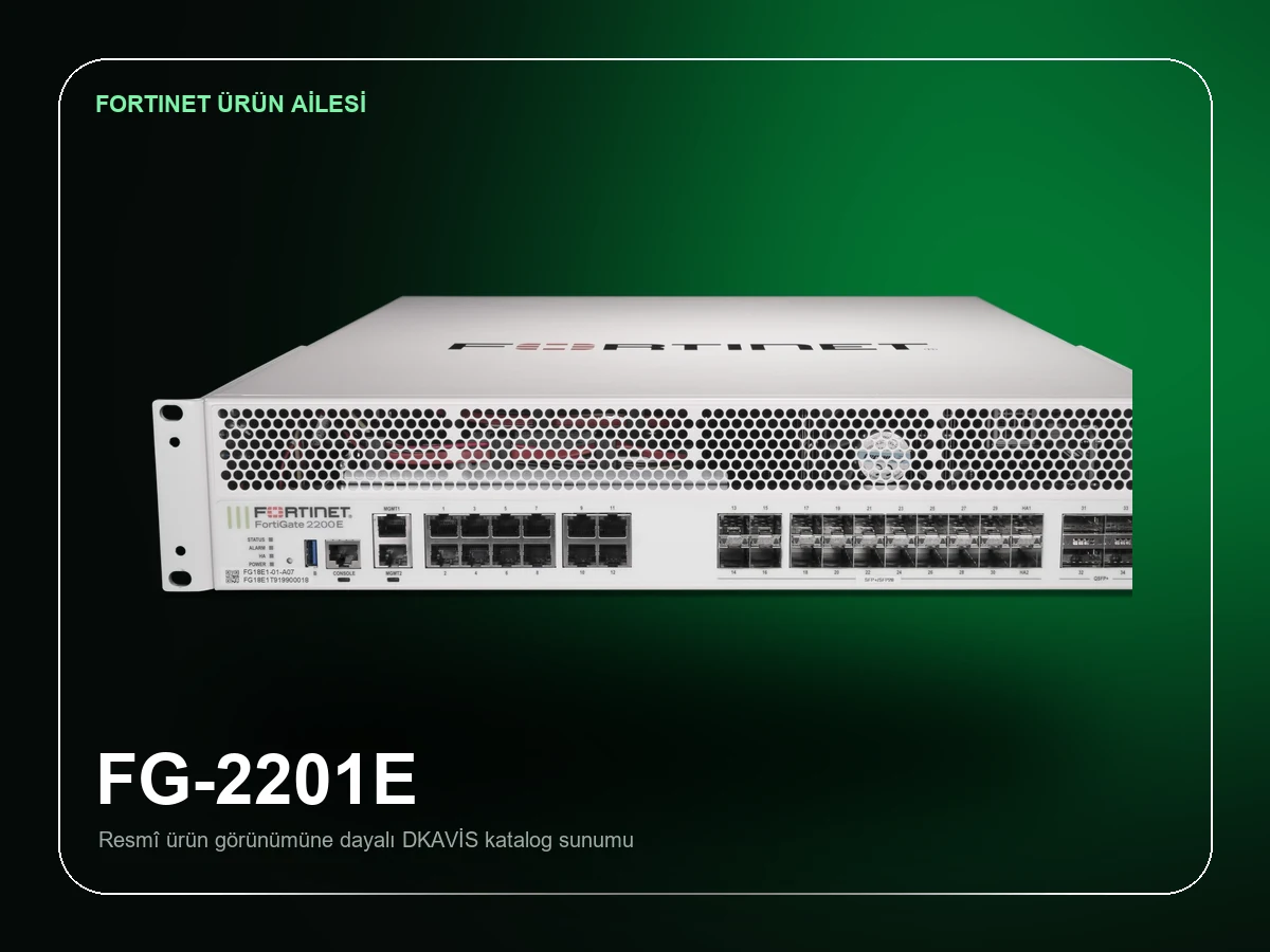 Fortinet FortiGate 2201E 1 Yıl Lisans Paketi ürün görünümü