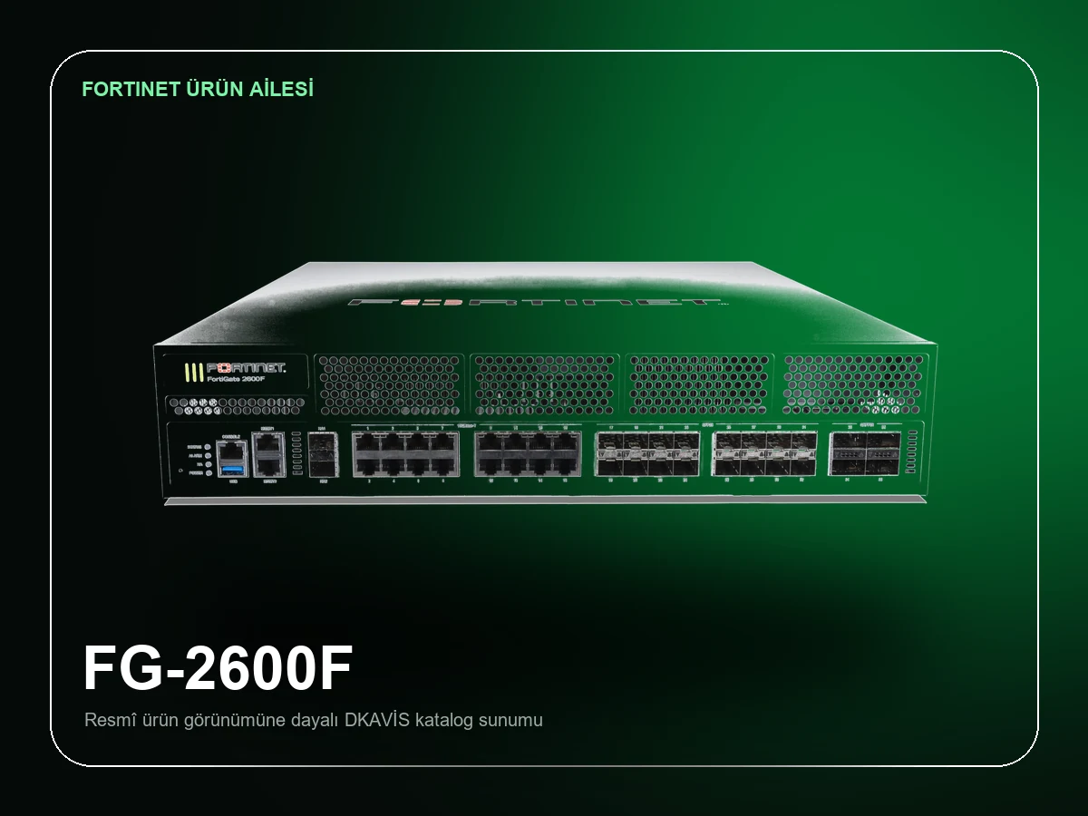 Fortinet FortiGate 2600F 1 Yıl Lisans Paketi ürün görünümü