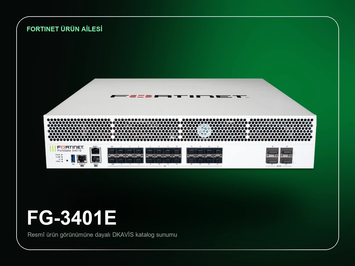Fortinet FortiGate 3401E 1 Yıl Lisans Paketi ürün görünümü