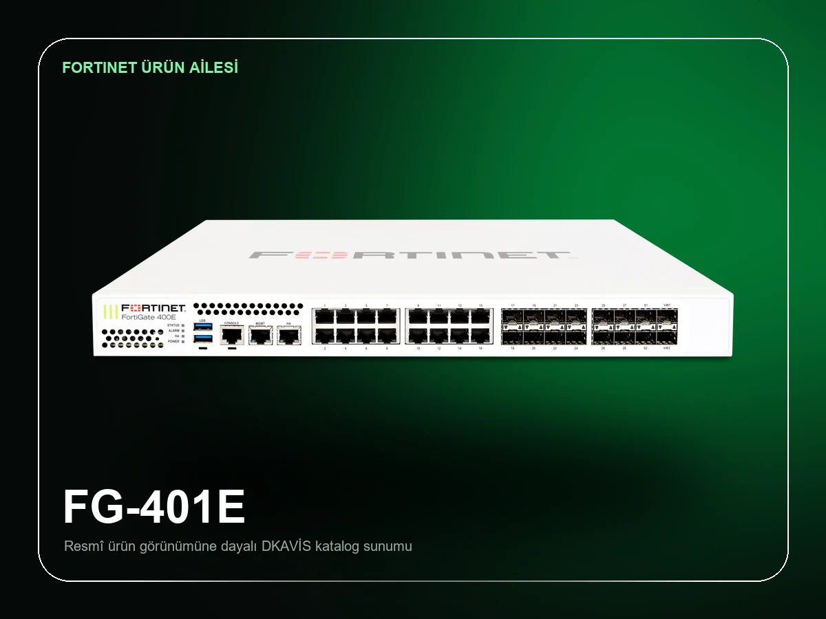 Fortinet FortiGate 401E 1 Yıl Lisans Paketi ürün görünümü