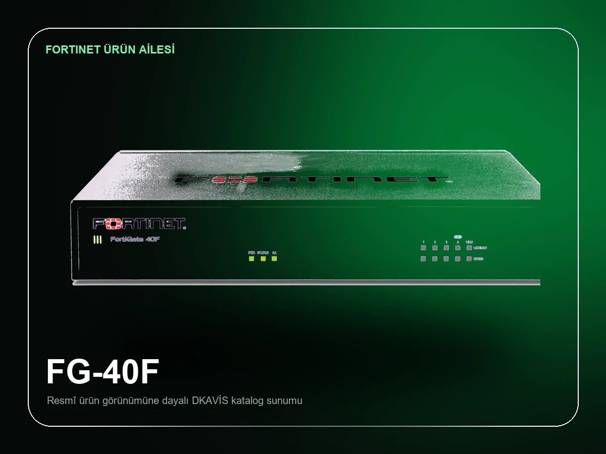 Fortinet FortiGate 40F 1 Yıl Lisans Paketi ürün görünümü