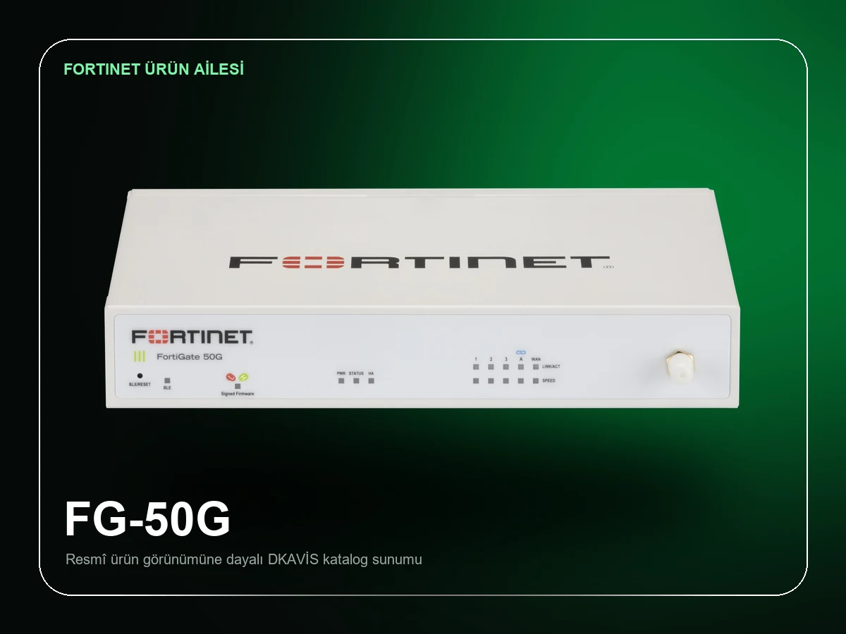 Fortinet FortiGate 50G 1 Yıl Lisans Paketi ürün görünümü