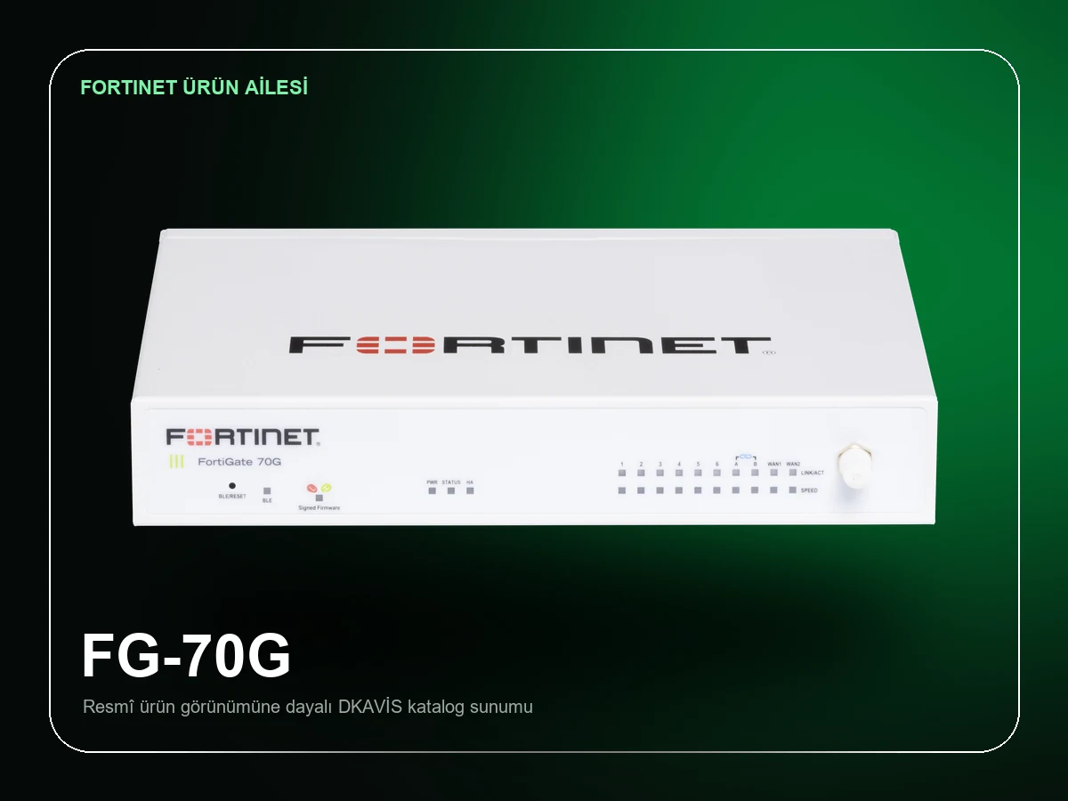 Fortinet FortiGate 70G 1 Yıl Lisans Paketi ürün görünümü