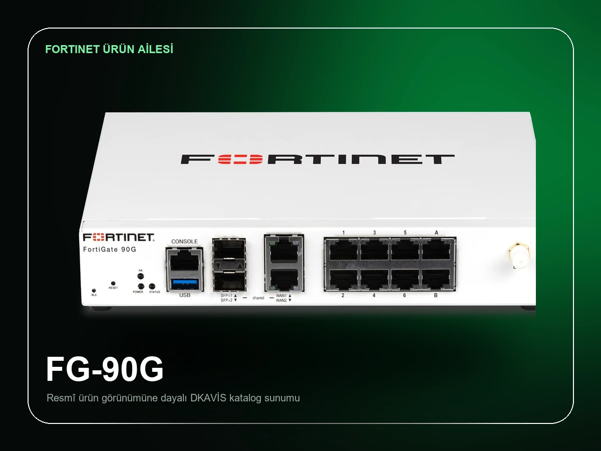 Fortinet FortiGate 90G 1 Yıl Lisans Paketi ürün görünümü