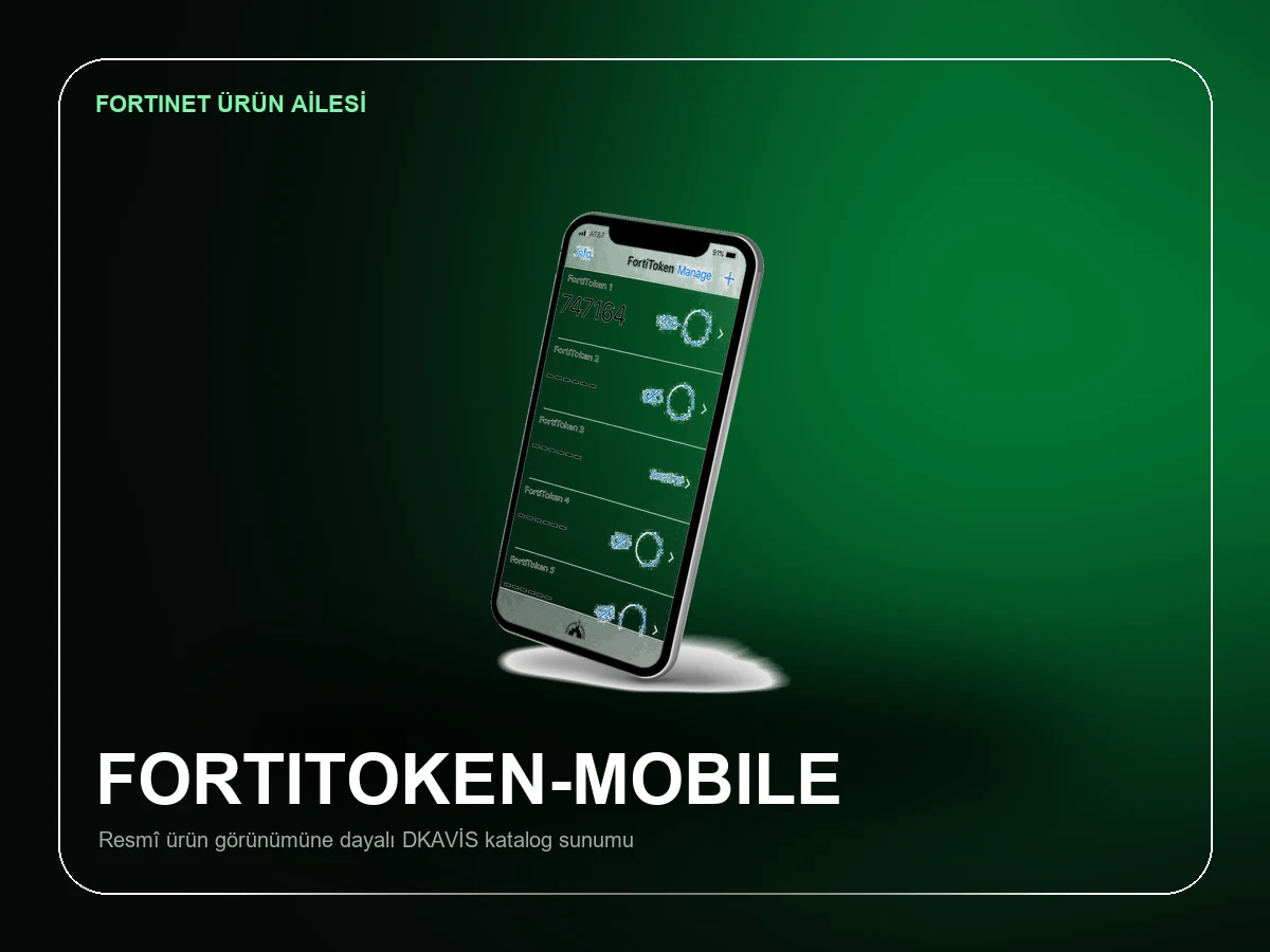Fortinet FortiToken Mobile ürün görünümü